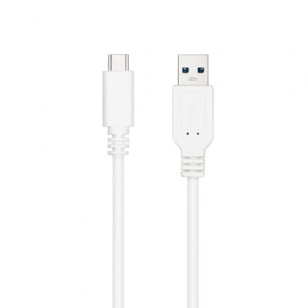 Cable USB 3.1 Tipo-C Nanocable 10.01.4001-L150-W/ USB Tipo-C Macho